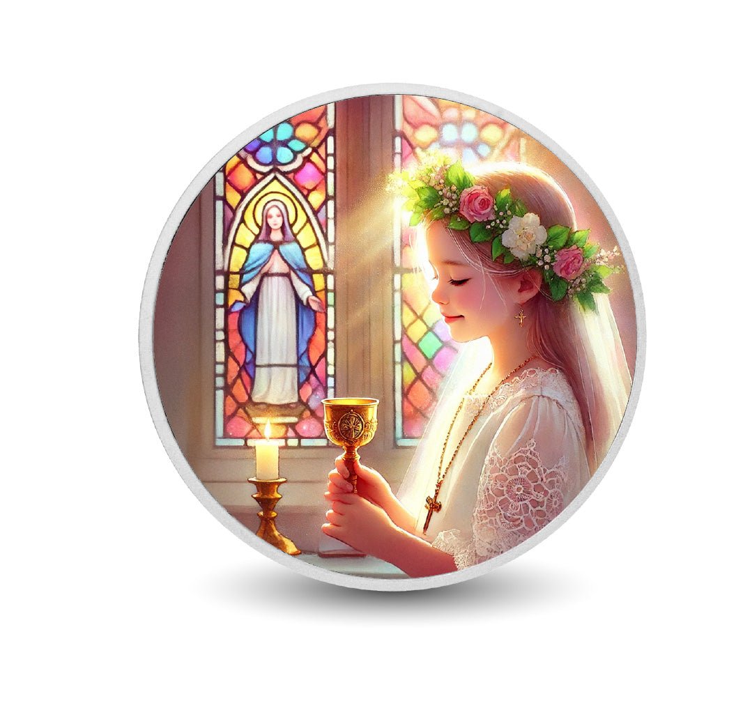 Sacred Moment 1oz Silver Coloured Coin - Arverni Mint