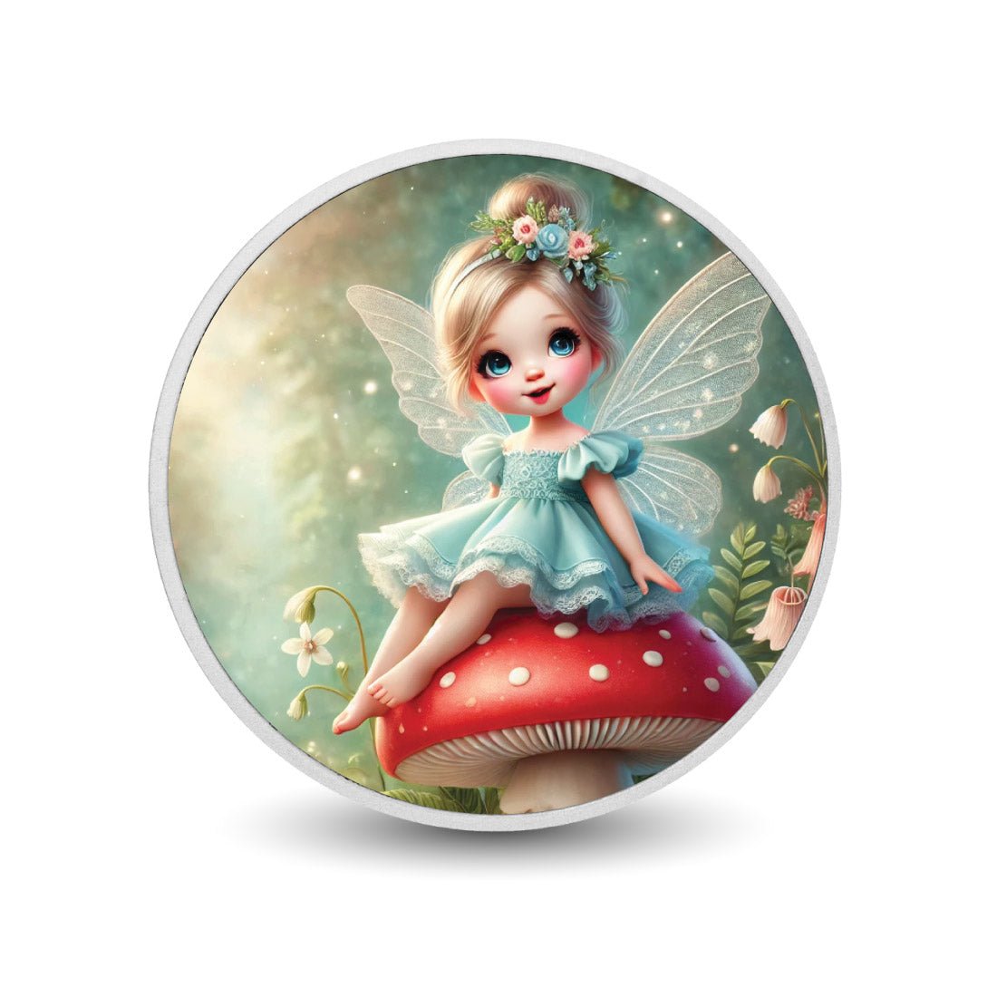 Starlight Fairy: Magic in Bloom 1oz Silver Coloured Coin - Arverni Mint