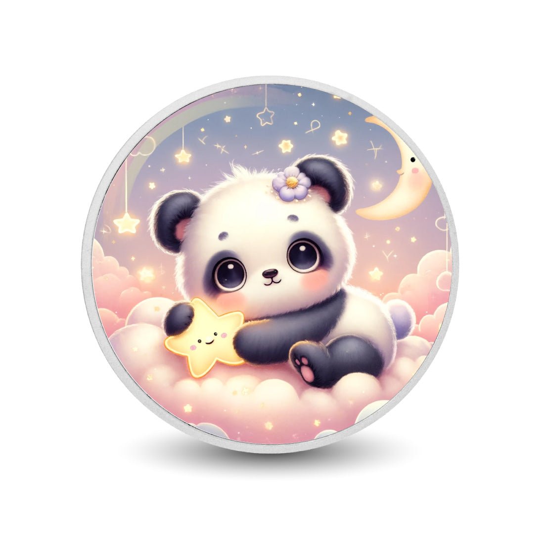 Starry Cuddles: Panda in Dreamland 1oz Silver Coin - Arverni Mint