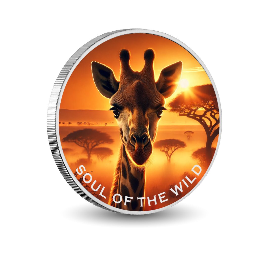 Sunset Sentinel: Soul of the Wild 1oz Coloured Silver - Arverni Mint
