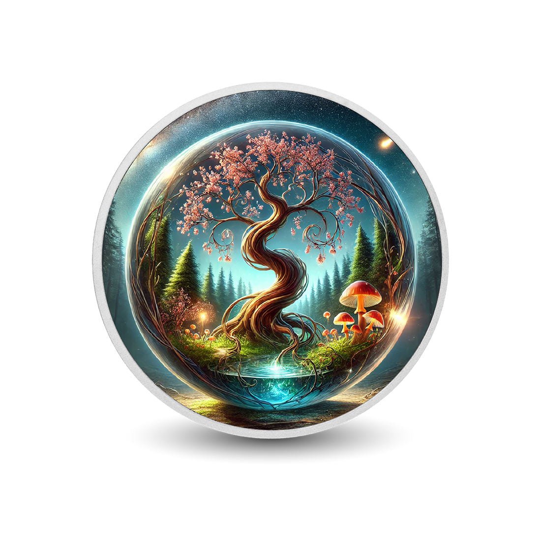 The Balance of the Universe - Twisted Tree 1oz Silver Coloured Coin - Arverni Mint