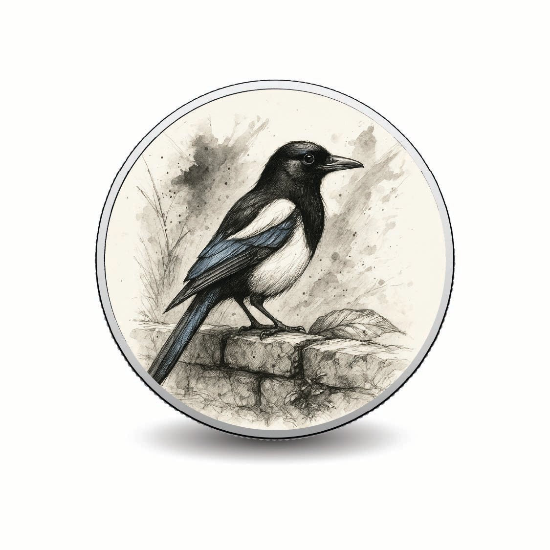 The Collector of Secrets 1oz Fine Silver Coloured Coin - Arverni Mint