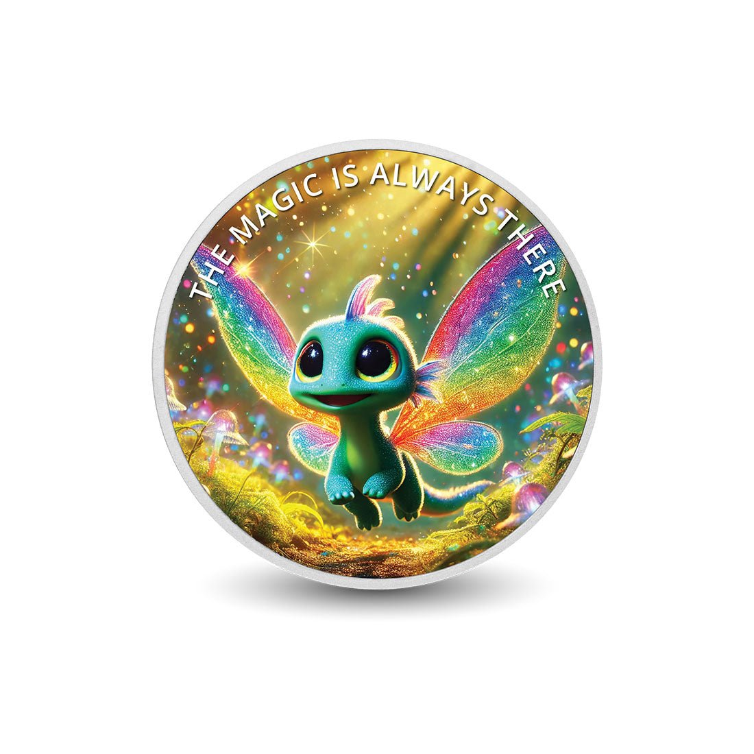 The Magic is Always There: Lumina the Magical Sprite 1oz Silver Coloured Coin - Arverni Mint
