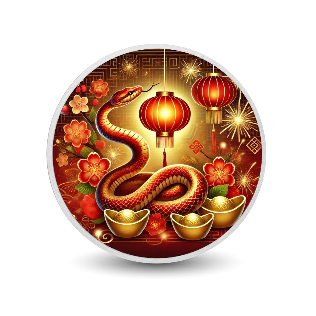 Year of the Snake - Lunar New Year Celebration 1oz Silver Coin - Arverni Mint