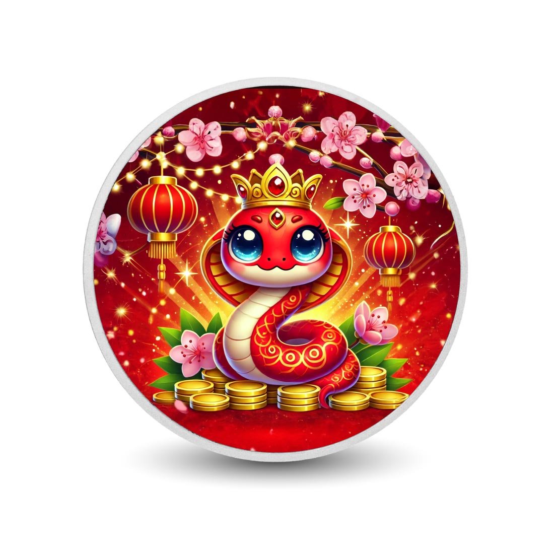 Year of the Snake - Prosperity and Charm 1oz Silver Coin - Arverni Mint