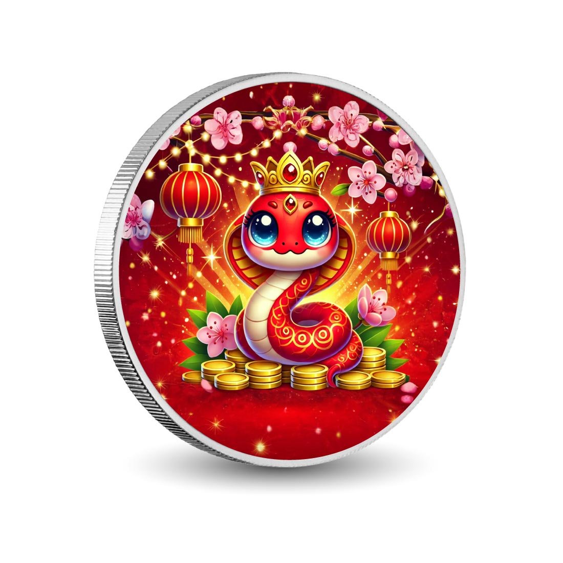 Year of the Snake - Prosperity and Charm 1oz Silver Coin - Arverni Mint
