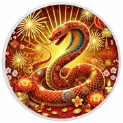 Year of the Snake - Radiant Celebration 1oz Silver Coin - Arverni Mint