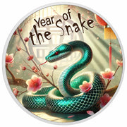 Year of the Snake - Tranquil Beauty 1oz Silver Coin - Arverni Mint