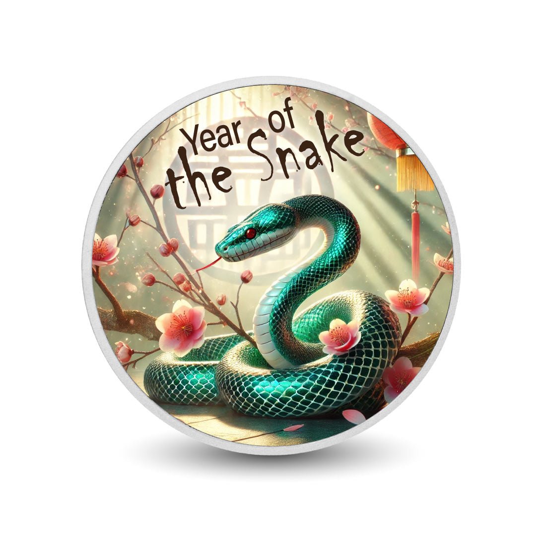 Year of the Snake - Tranquil Beauty 1oz Silver Coin - Arverni Mint