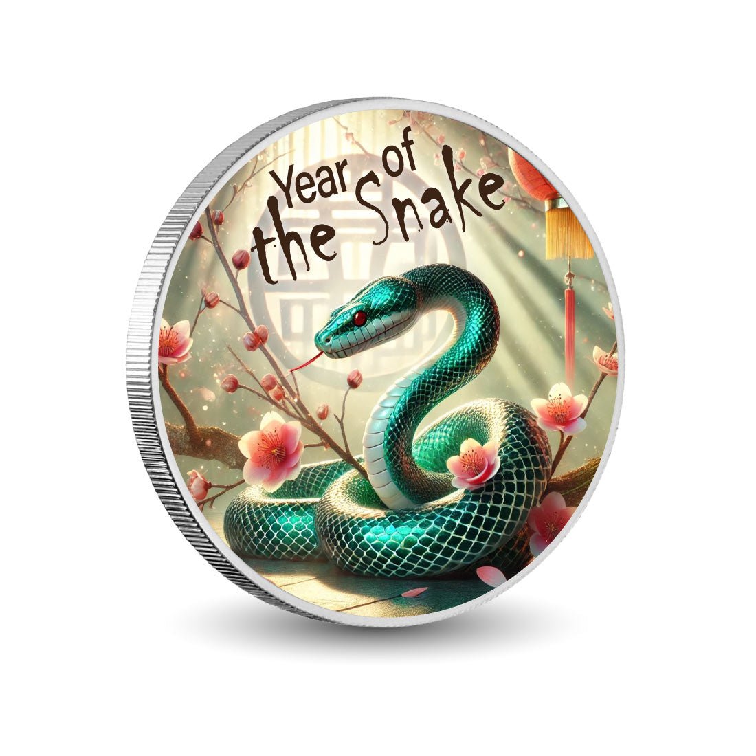 Year of the Snake - Tranquil Beauty 1oz Silver Coin - Arverni Mint
