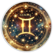 Zodiac Signs Circle - Gemini 1oz Silver Coloured Coin - Arverni Mint
