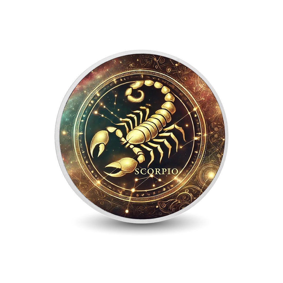Zodiac Signs Circle - Scorpio 1oz Silver Coloured - Arverni Mint
